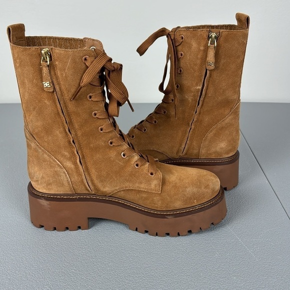 Sam Edelman Evina Lace Up Combat Boot. Size 8.5. - Picture 7 of 13